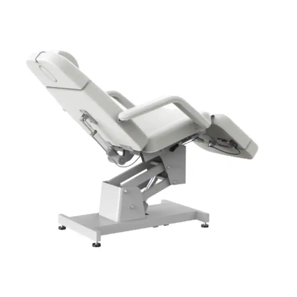 CORE 2219B-LD A26 Back View WHITE facial Table and exam chair