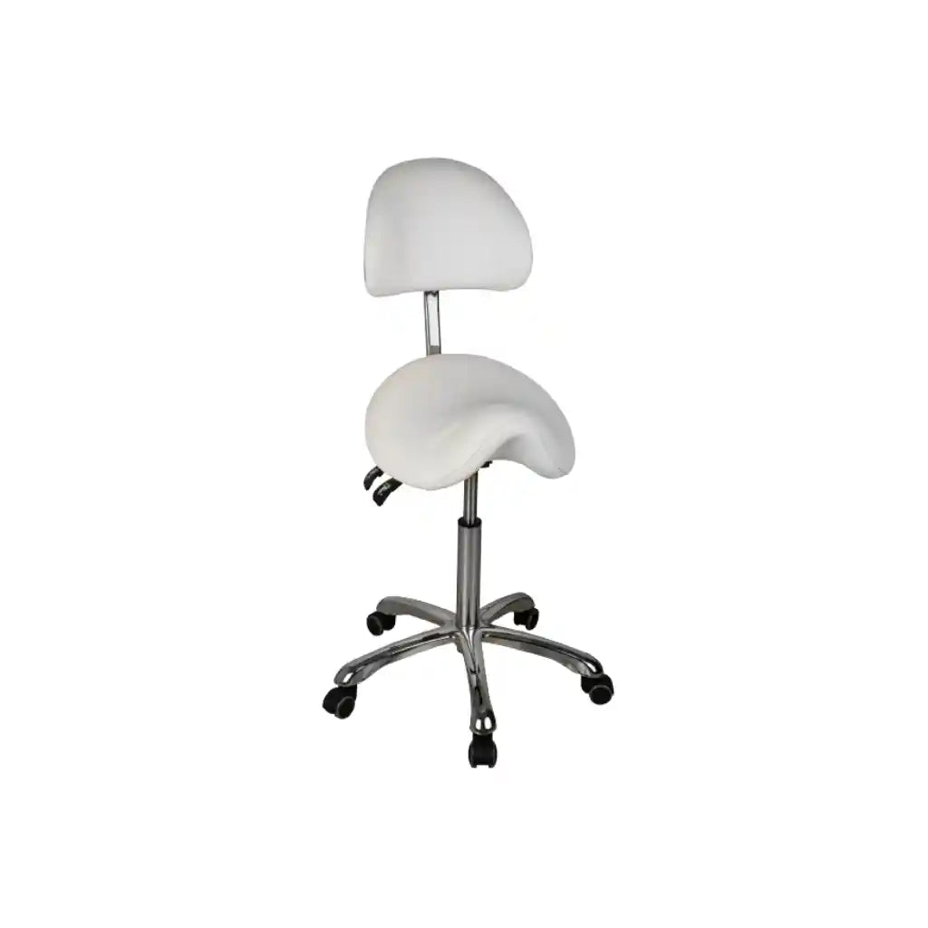 STOOL 1025A A26 White SADDLE