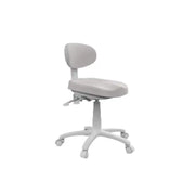 Stool 8C01-4-way A62 right sideview Light grey
