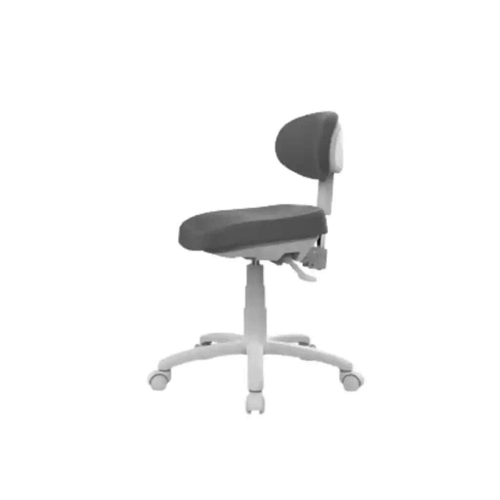 Stool 8C01-4-way Left view Dark Grey