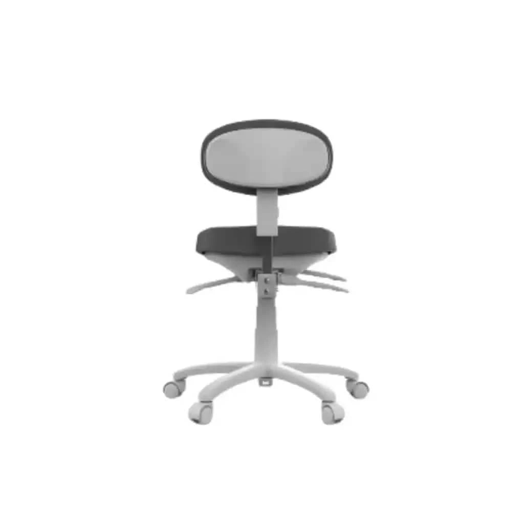 Stool 8C01-4-way Back view Dark Grey