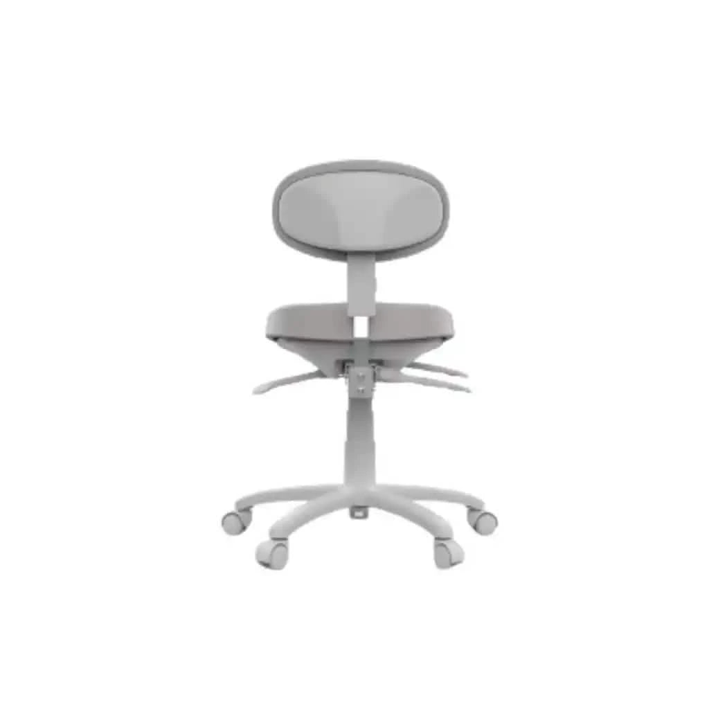Stool 8C01-4-way Back view Light Grey