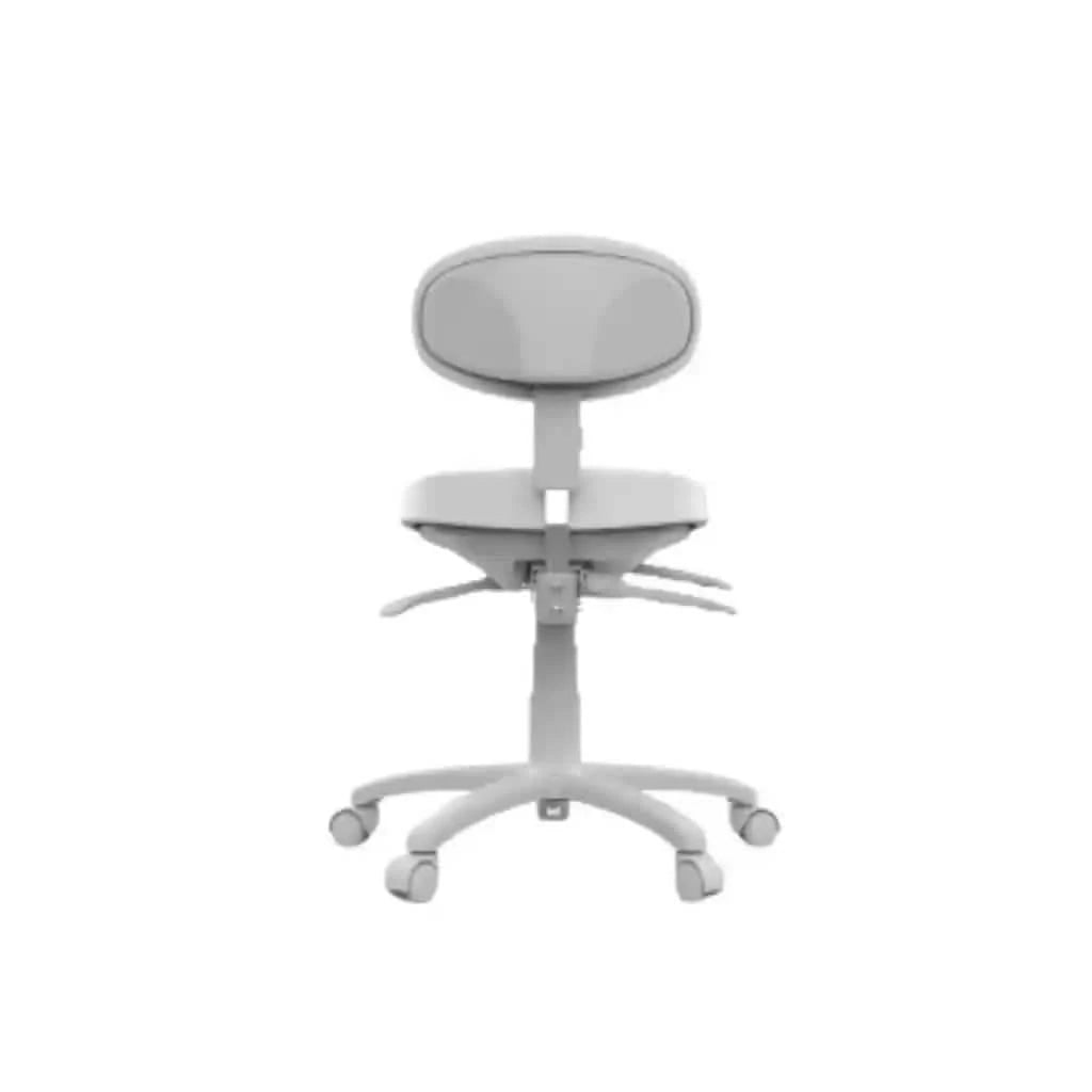 Stool 8C01-4-way Back view White