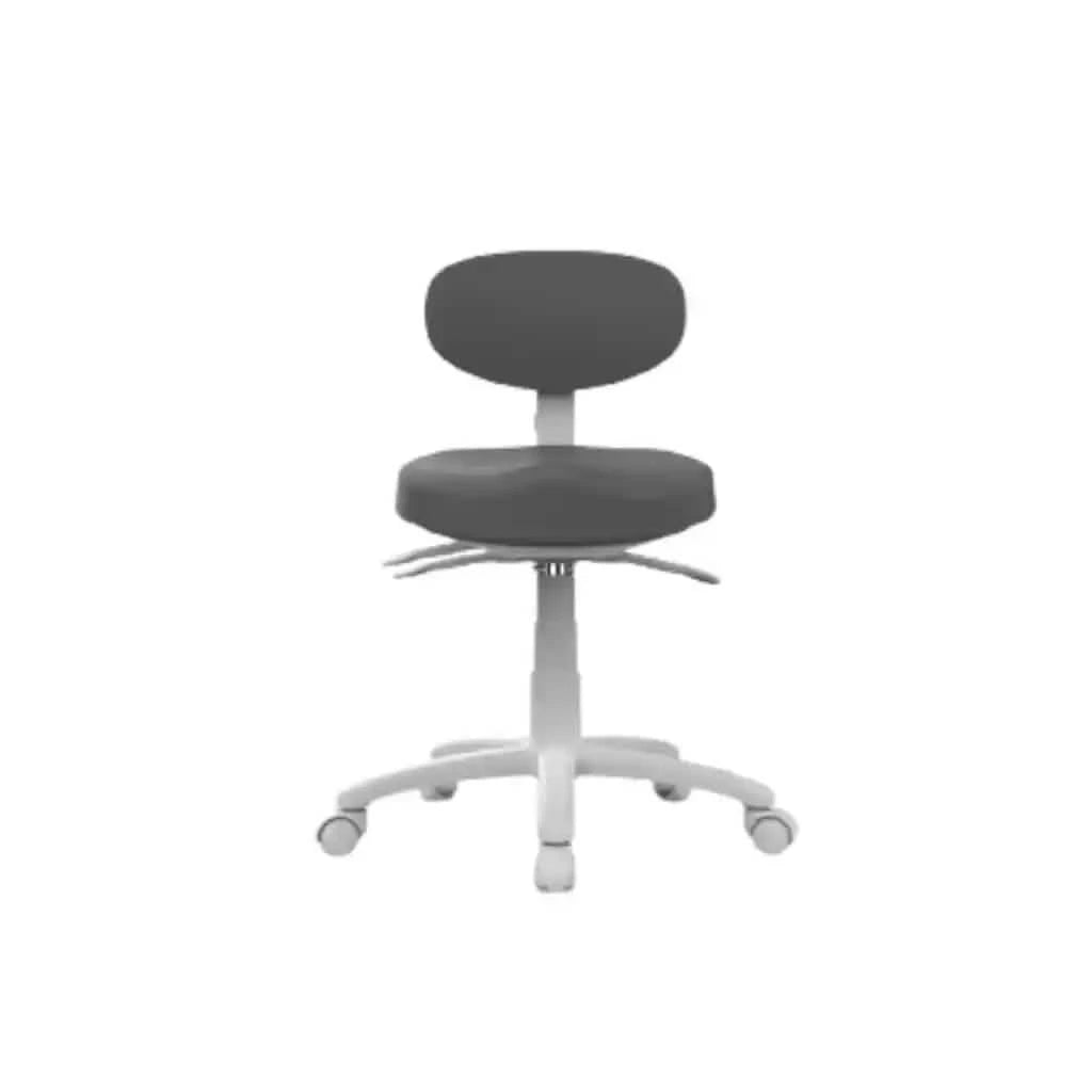 Stool 8C01-4-way front view Dark Grey