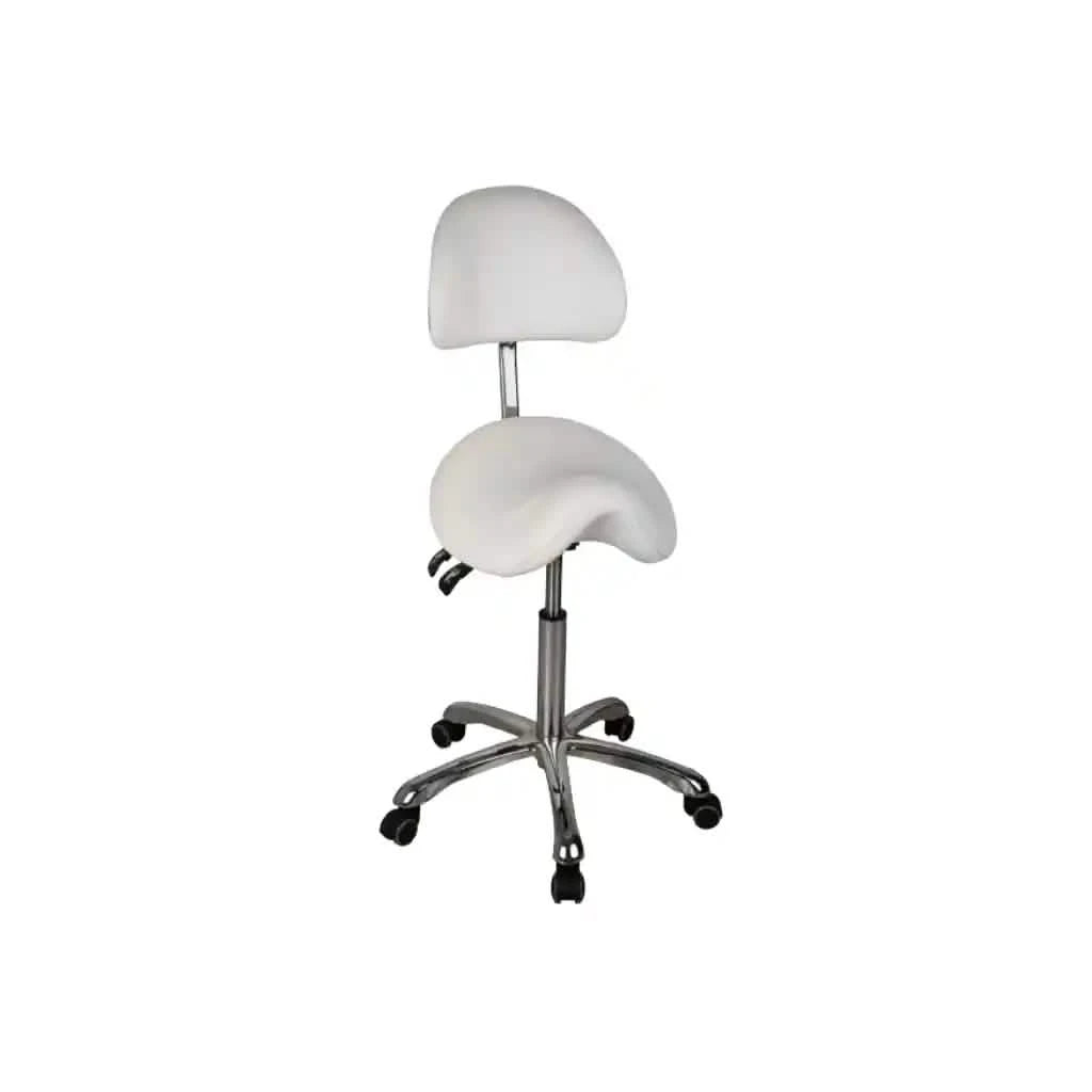 STOOL 1025A A26 White SADDLE